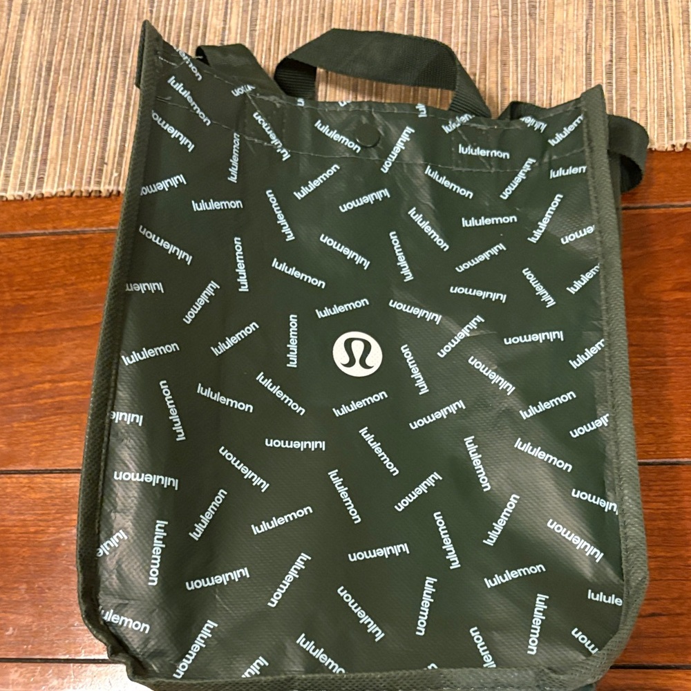 lululemon athletica Dark Green Logo Tote